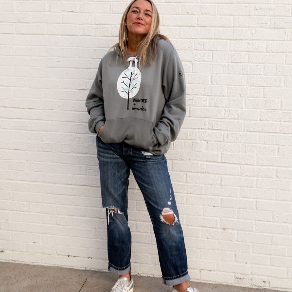 wander & wonder super soft loungie hoodie