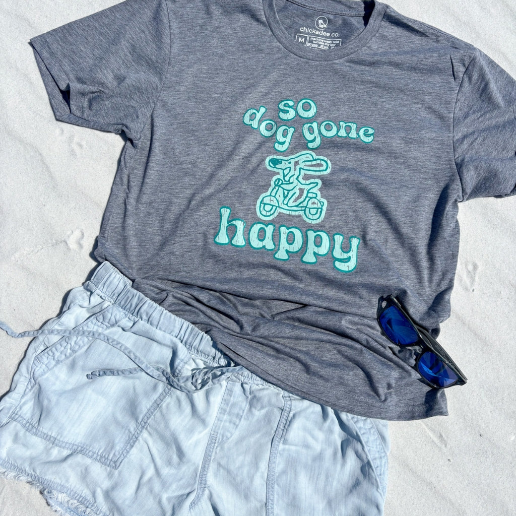 so dog gone happy unisex tee