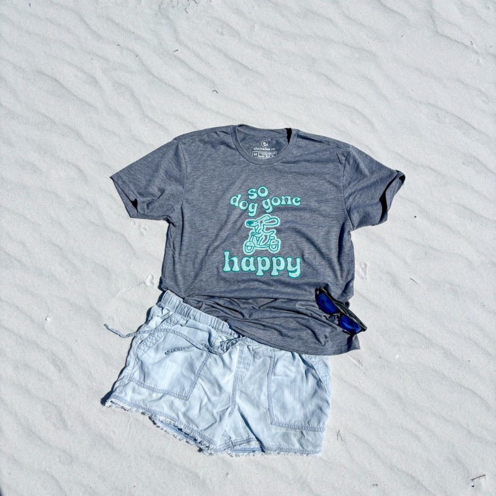 so dog gone happy unisex tee