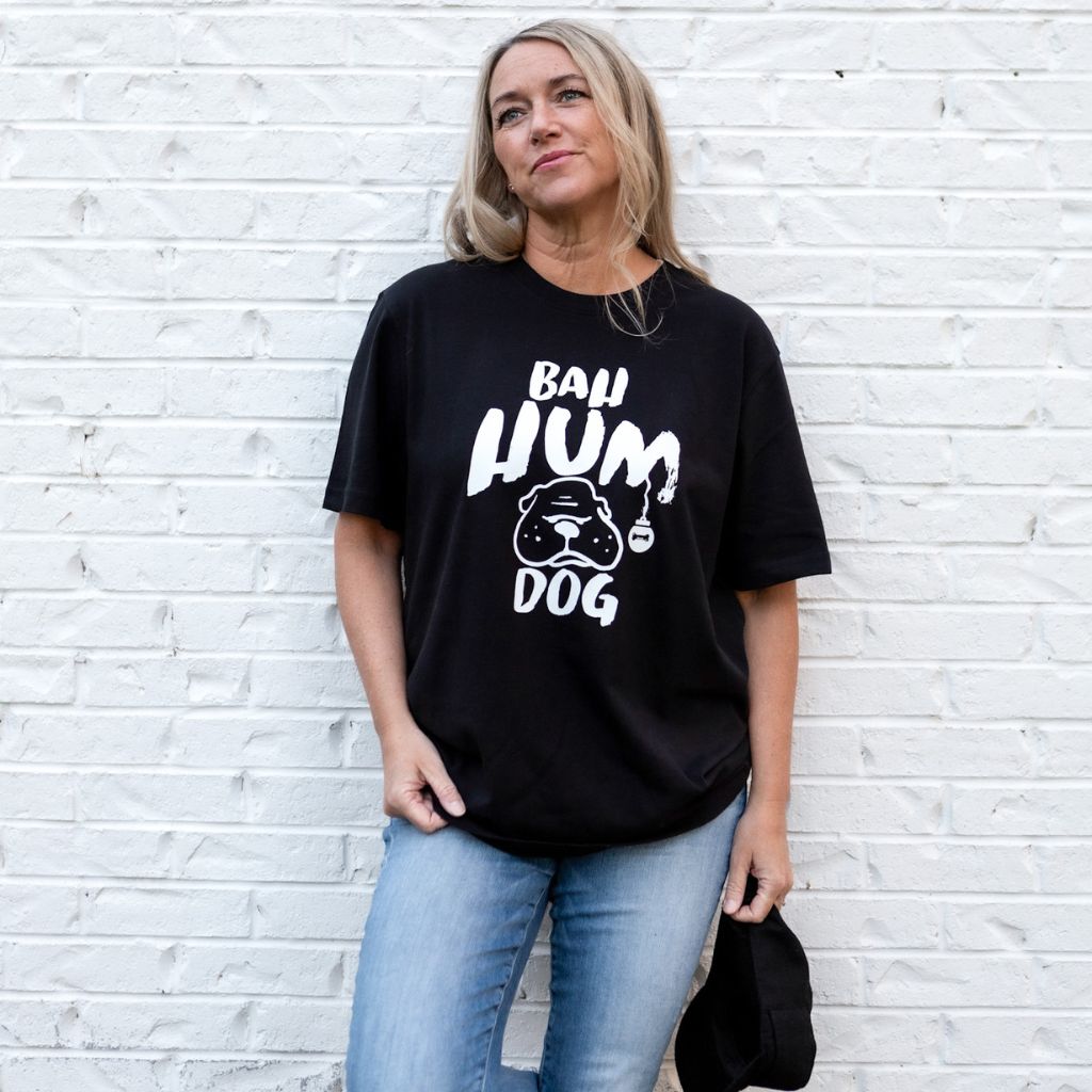 BAH HUM DOG organic cotton tee