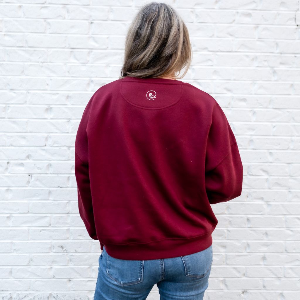 Spirited womens organic blended crew