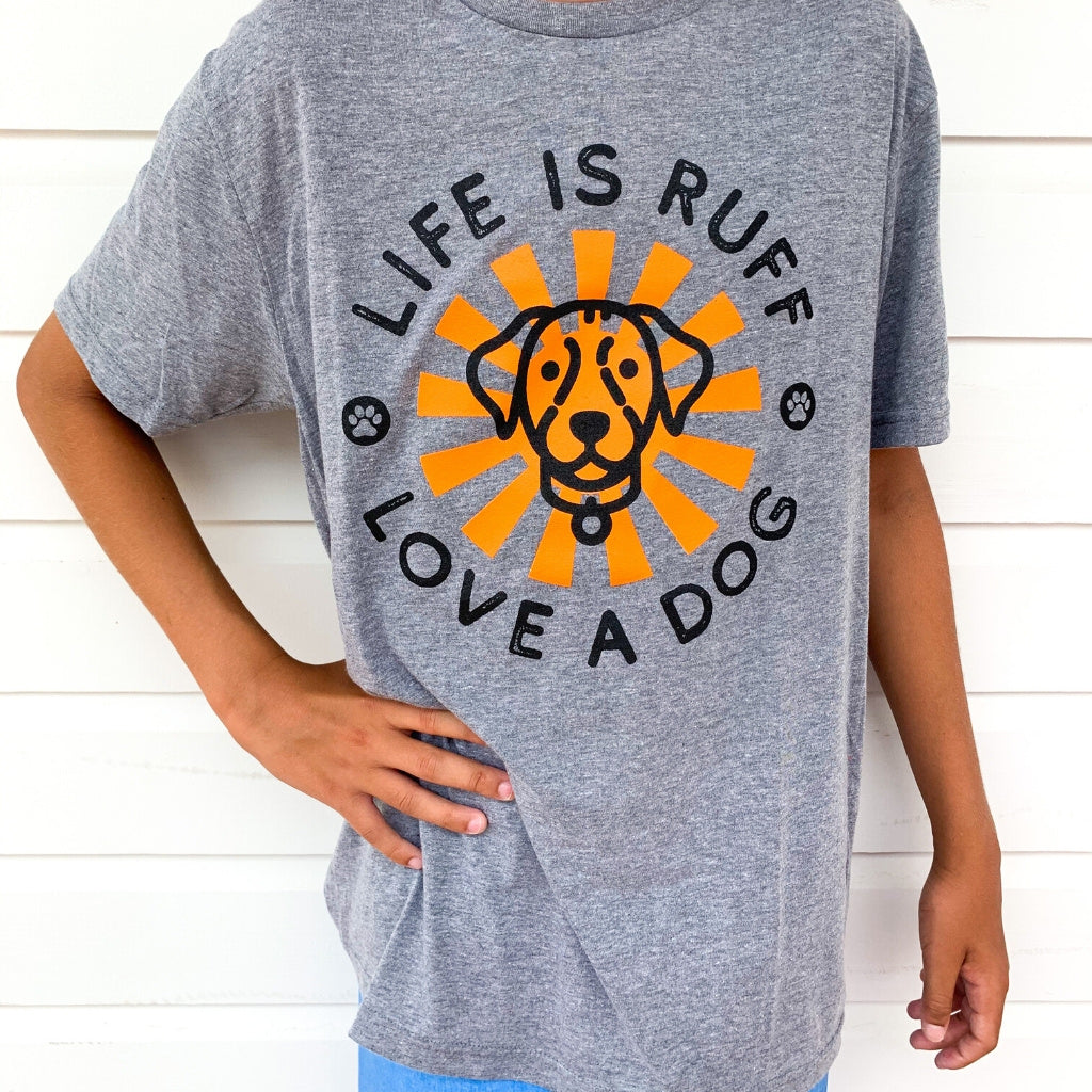 Ruff Dog Quotes Life Ruff Dog By My Side Stock Illustration 2332543435