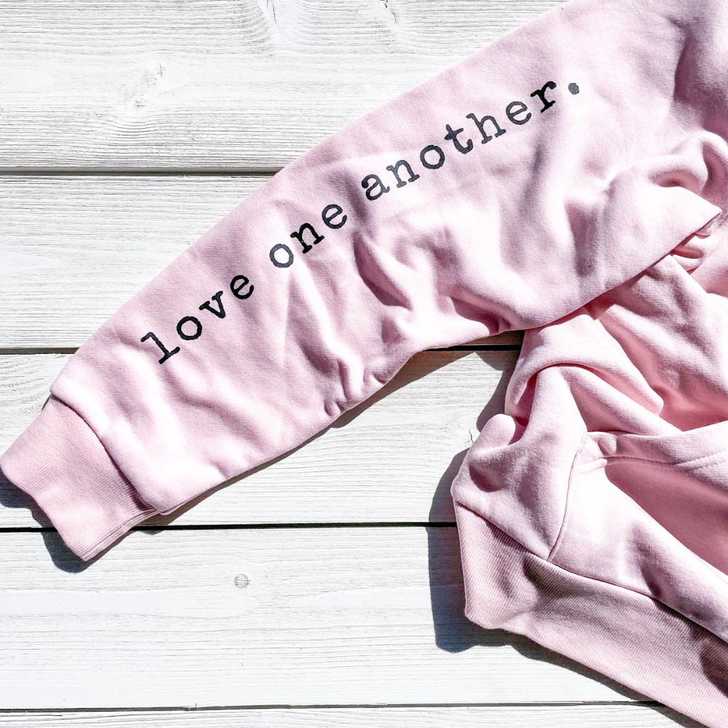 love one another eco hoodie