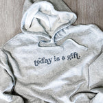 today is a gift eco hoodie